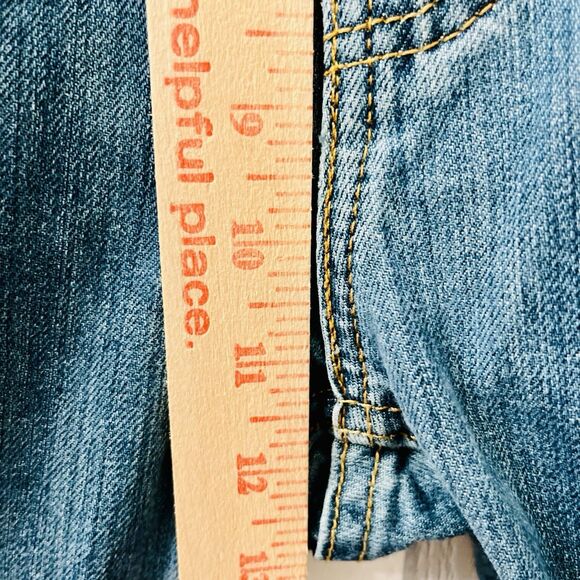 Levis 559 Relaxed Straight Jeans Men's 38 X 32 Sub Zero Blue Distressed 5 Pocket - Picture 9 of 12